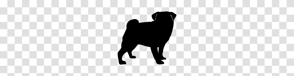 Pug Silhouette Gifts Steadfast Friends, Outdoors, Screen, Face Transparent Png