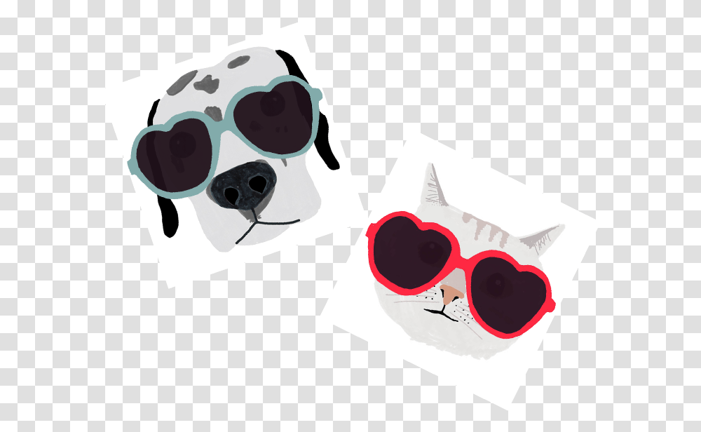Pug, Paper, Sunglasses, Accessories Transparent Png