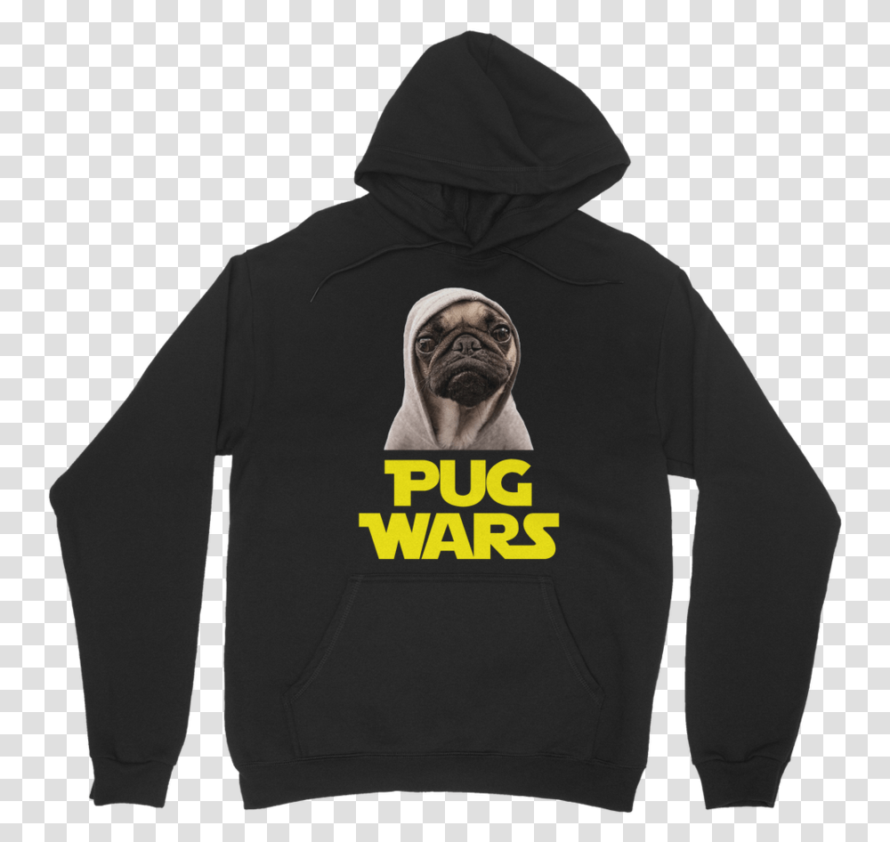 Pug Wars The Last Pug Classic Adult Hoodie Star Wars, Apparel, Sweatshirt, Sweater Transparent Png