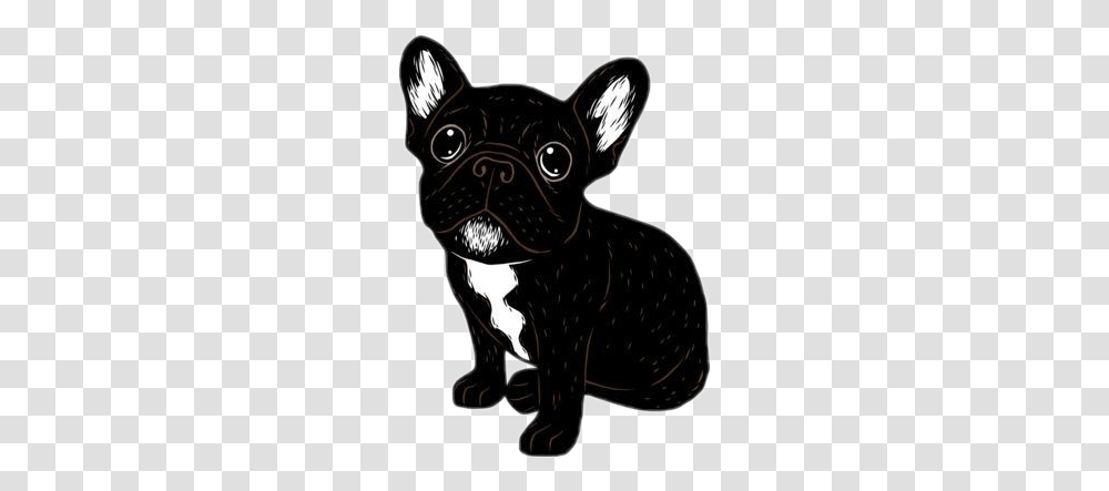 Pugblack Pug Black Cachorro Stickerspopulares Frenchie Stickers, Mammal, Animal, Pet, Canine Transparent Png