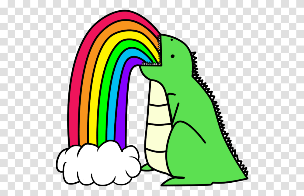 Puke Rainbows Image Barfing Cloud Puke Rainbow, Reptile, Animal, Graphics, Art Transparent Png