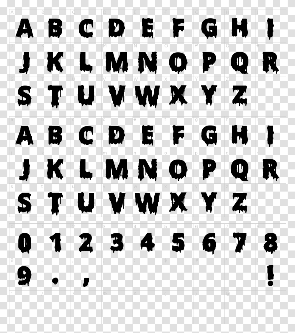 Pulp Fiction Font, Number, Calendar Transparent Png