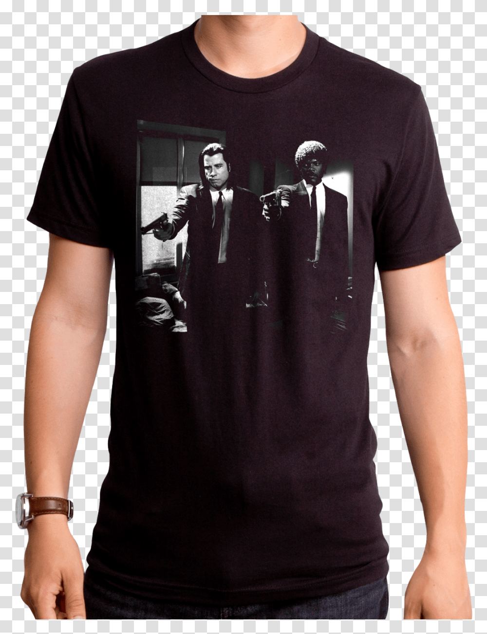 Pulp Fiction Vincent And Jules T Shirt Losers Club T Shirt, Apparel, Sleeve, T-Shirt Transparent Png
