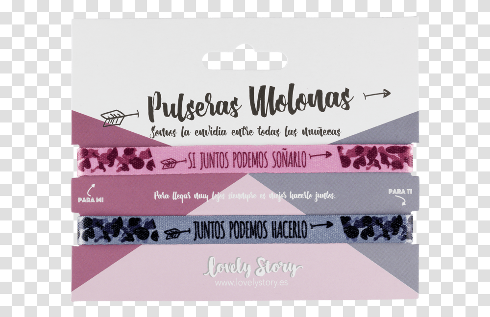 Pulseras De Tela Frases, Paper, Poster, Advertisement Transparent Png