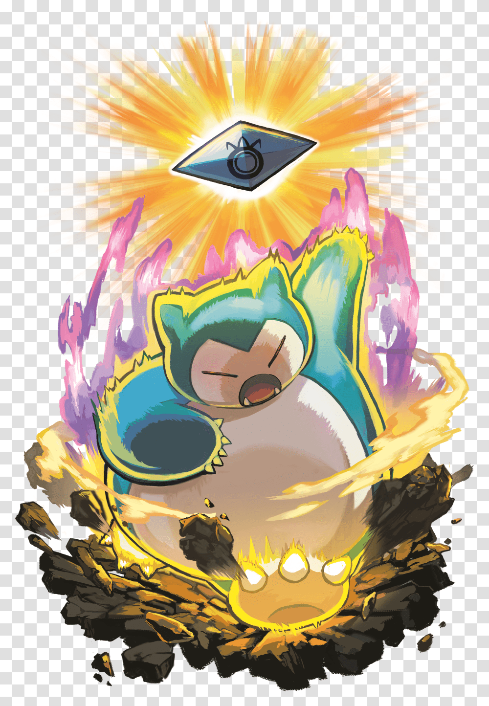 Pulverizing Snorlax Pokemon Sun And Moon Game Switch Transparent Png
