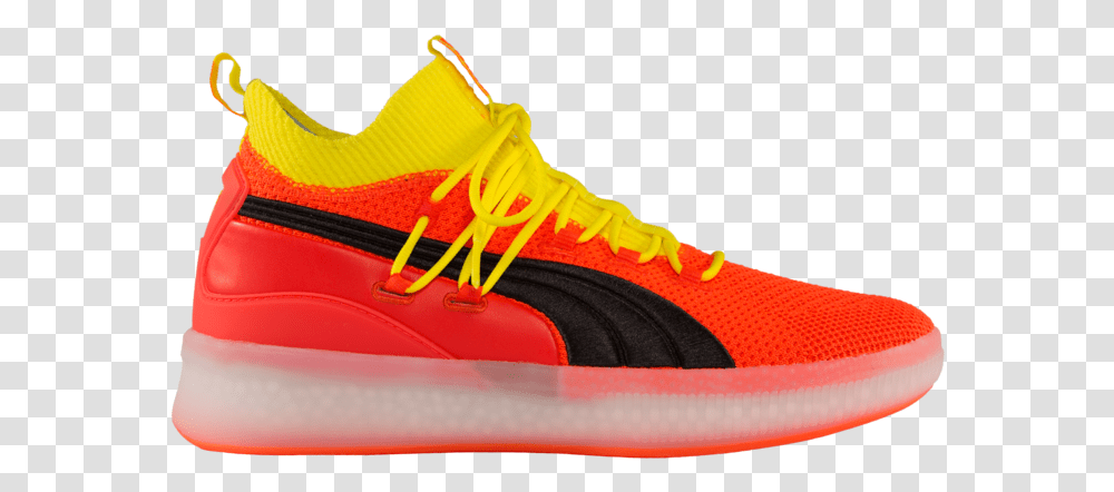 Puma Disrupts The Court With Its New Basketball Silhouette Puma For Basketball, Shoe, Footwear, Clothing, Apparel Transparent Png