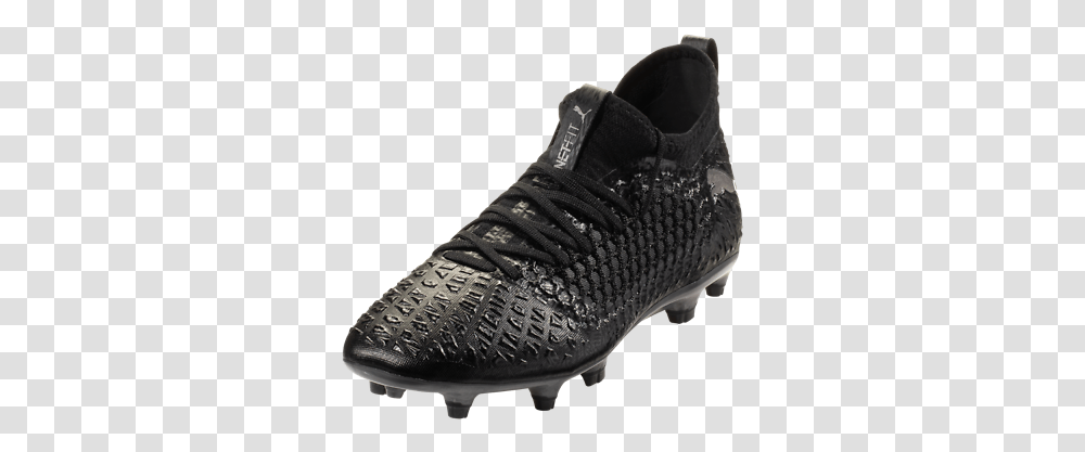 Puma Future 43 Netfit Fg Ag Black Silver Cleat Soccer Shoes Ebay Soccer Cleat, Clothing, Apparel, Footwear, Running Shoe Transparent Png