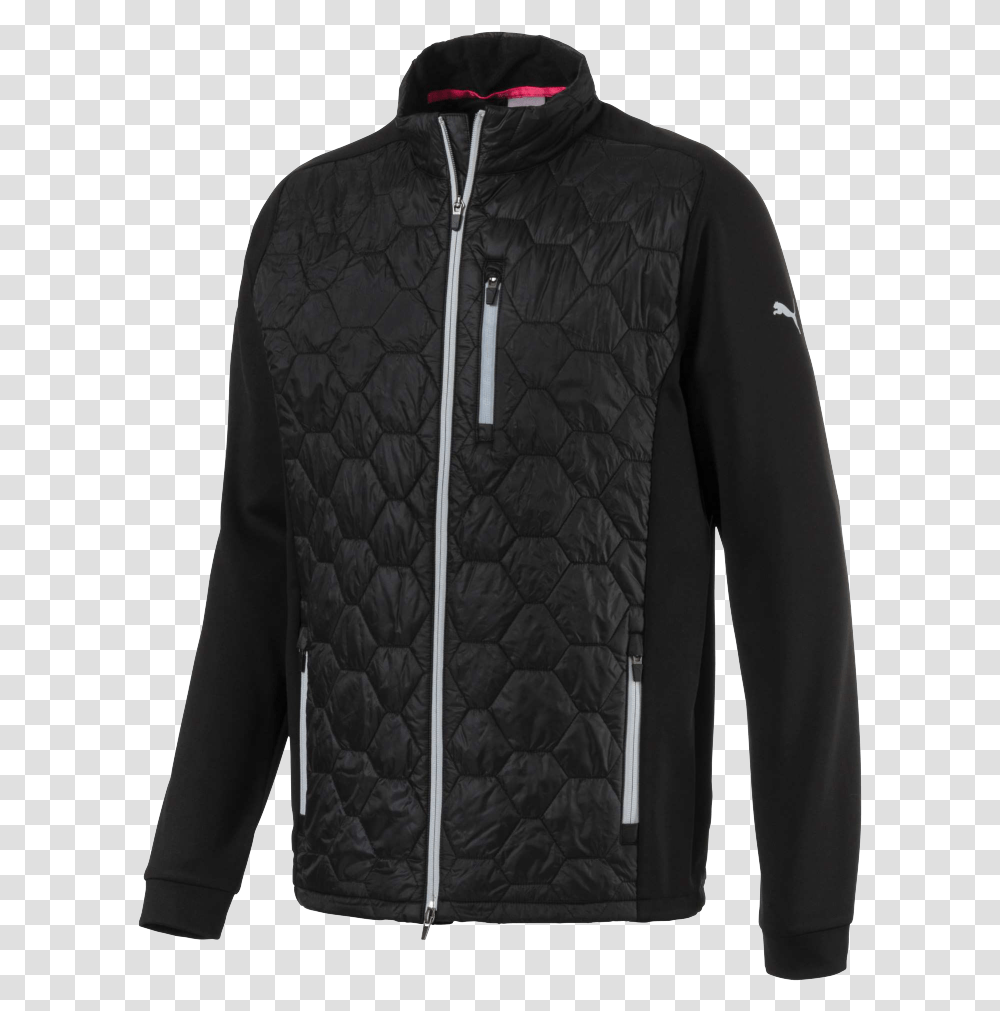 Puma Golf Mens Pwrwarm Extreme Dassler Jacket Black, Apparel, Coat, Sleeve Transparent Png