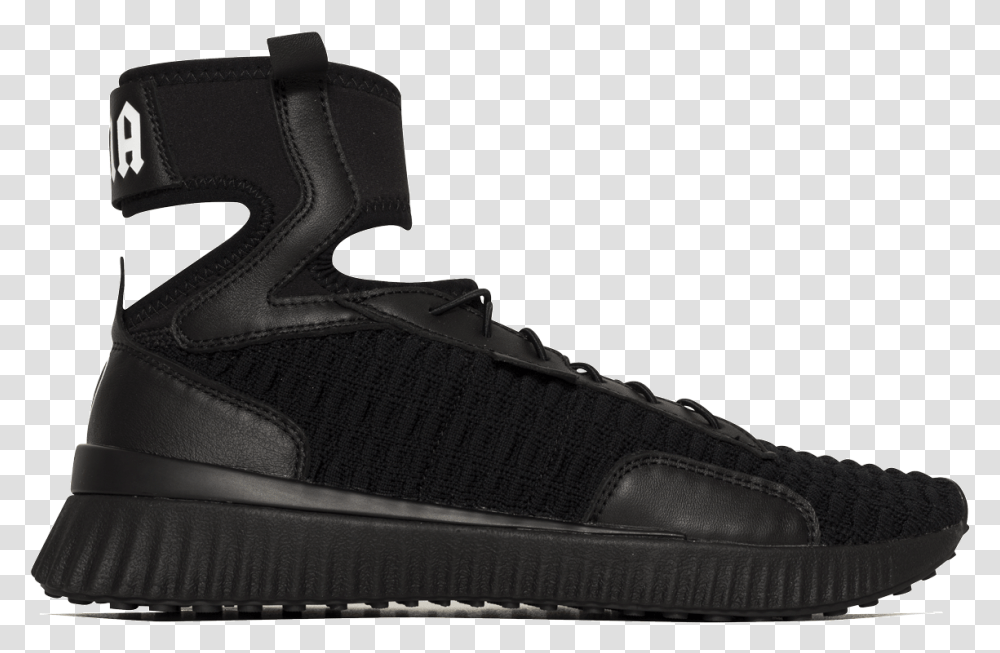 Puma Knitted Trainer Mid Basketball Shoe, Footwear, Clothing, Apparel, Sneaker Transparent Png