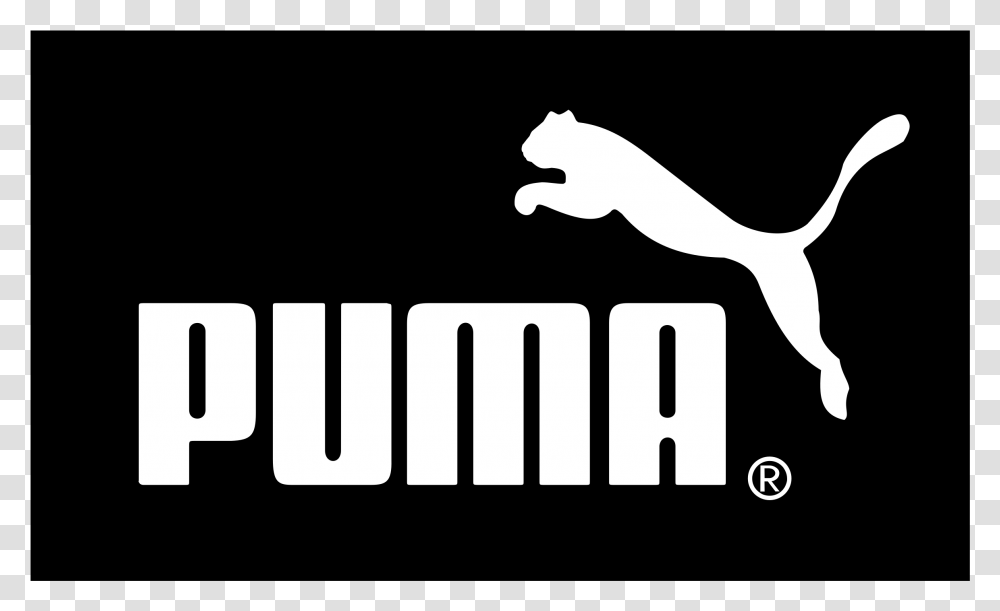 Puma Logo Puma Logo Black, Word, Stencil Transparent Png