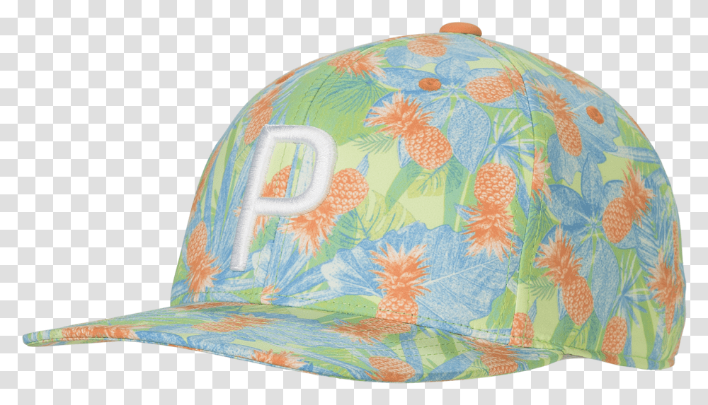 Puma Pineapple Golf Hat, Sphere, Swimwear, Cap Transparent Png