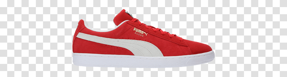 Puma Red Suede Classic, Shoe, Footwear, Apparel Transparent Png