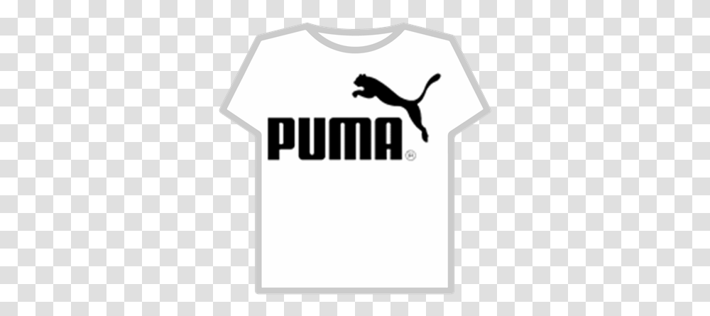 Puma Roblox T Shirt File, Clothing, T-Shirt, Text, Word Transparent Png