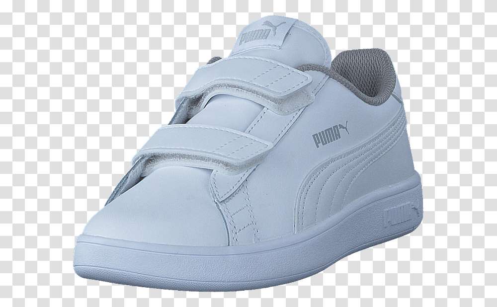 Puma Smash V2 L V Ps Puma White Puma White Sneakers, Apparel, Shoe, Footwear Transparent Png