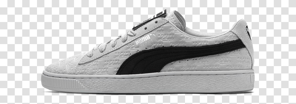 Puma Suede Classic White Black, Shoe, Footwear, Apparel Transparent Png