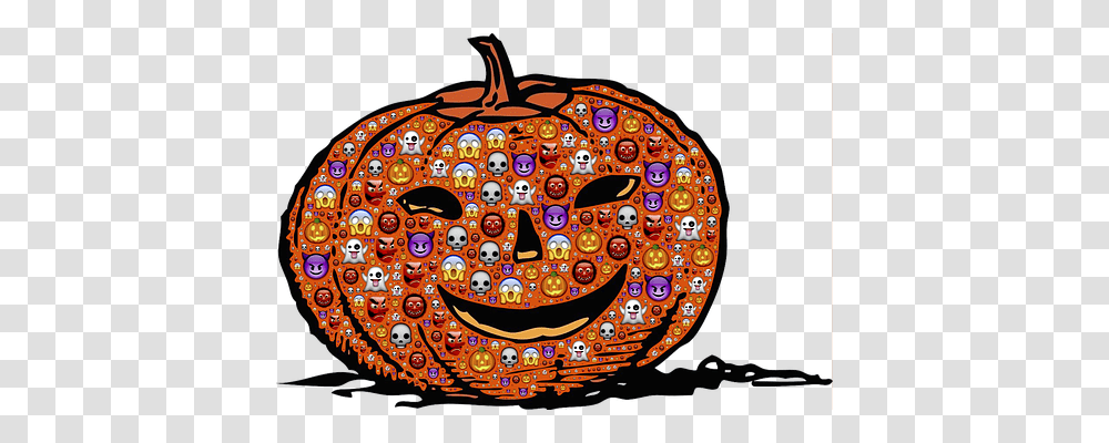 Pumpkin Crowd, Rug, Mask Transparent Png