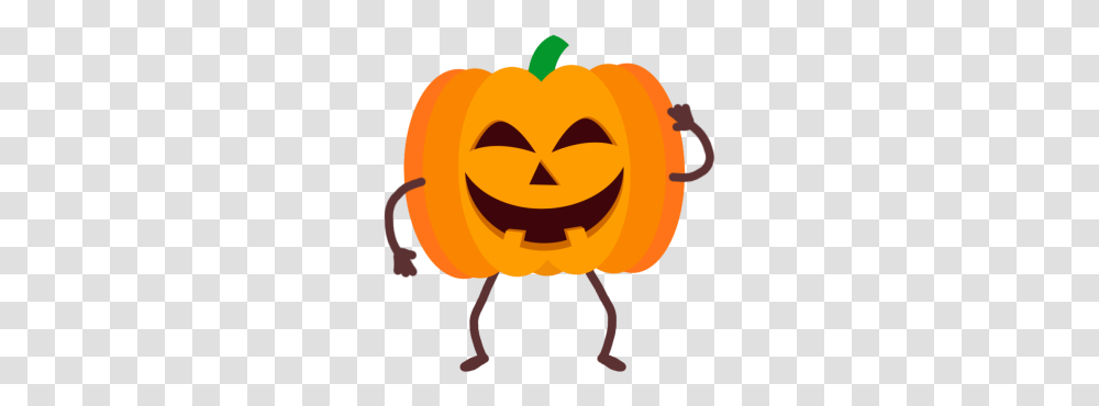 Pumpkin Animated Stickers Cartoon, Vegetable, Plant, Food, Halloween Transparent Png