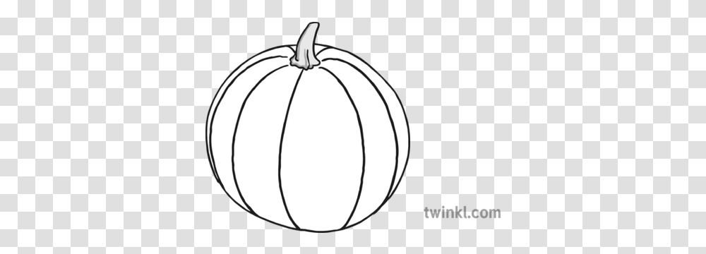 Pumpkin Black And White 1 Illustration Twinkl Fresh, Plant, Lamp, Fruit, Food Transparent Png
