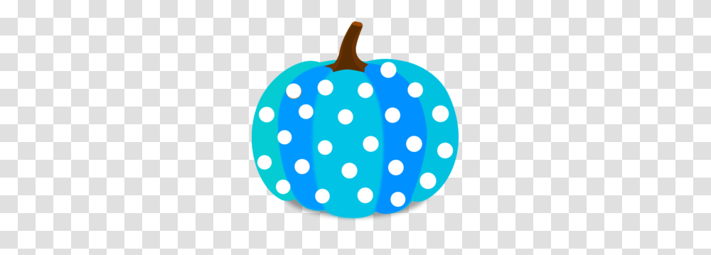 Pumpkin Blue Clip Art, Texture, Polka Dot, Plant Transparent Png