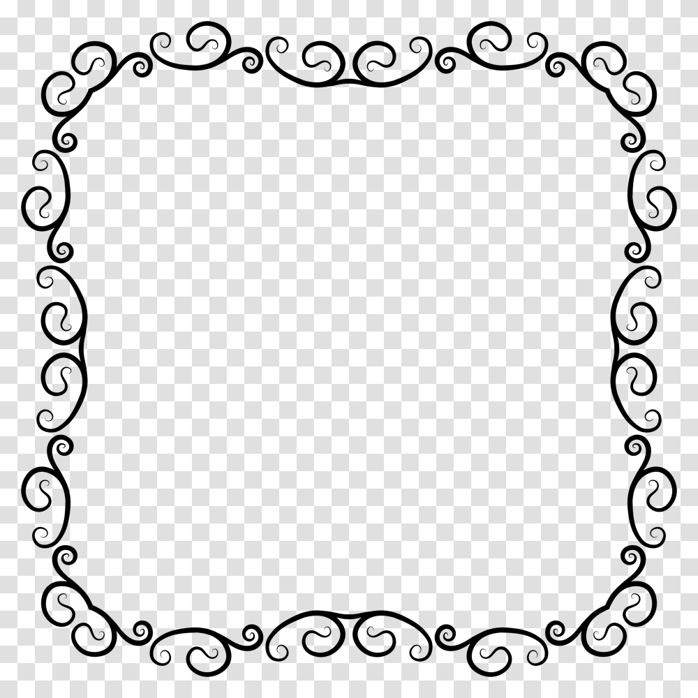 Pumpkin Border Clipart Black And White, Oval, Green, Pattern Transparent Png