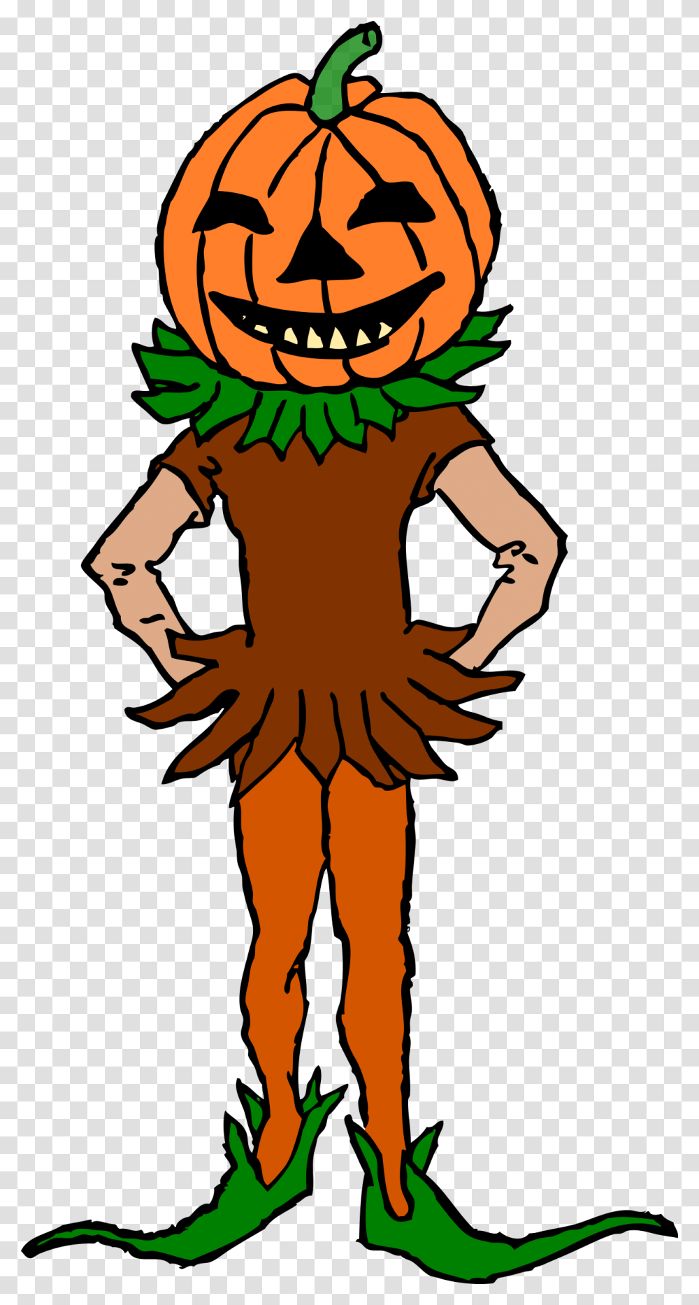 Pumpkin Boy Color Version Clip Arts Cartoon Pumpkin Head Boy, Person, Human, Logo Transparent Png