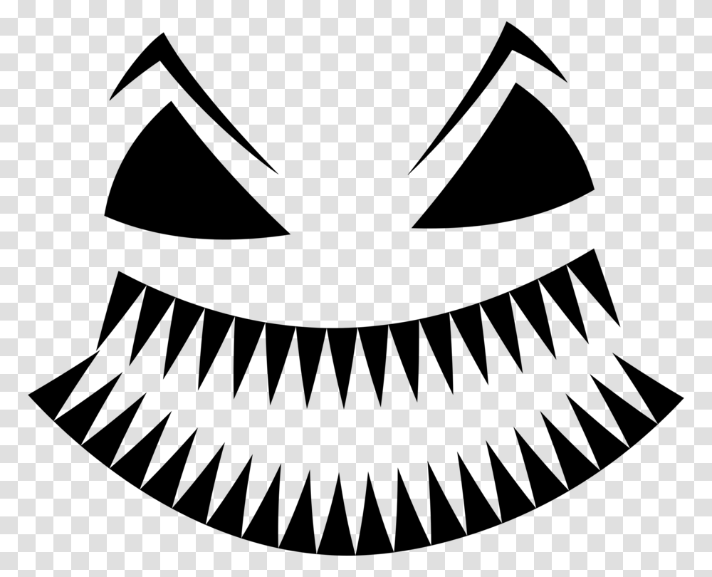 Pumpkin Carving Scary Face, Gray, World Of Warcraft Transparent Png