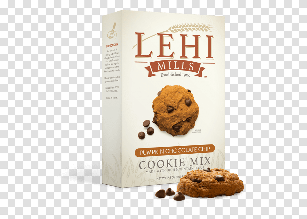 Pumpkin Chocolate Chip Cookie Mix Lehi Mills Blueberry Muffin Mix, Food, Biscuit, Bakery, Shop Transparent Png
