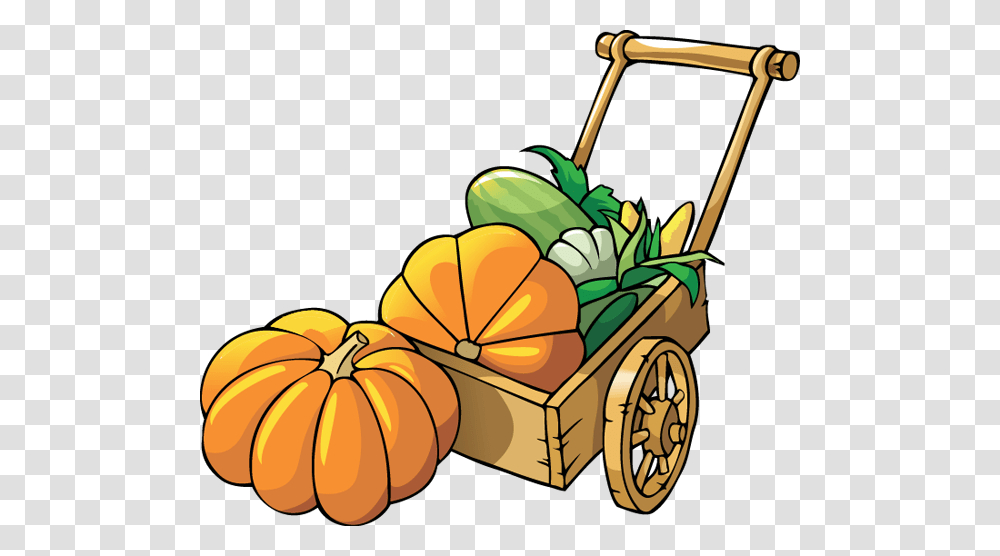 Pumpkin Clip Art, Basket, Lawn Mower, Tool, Plant Transparent Png