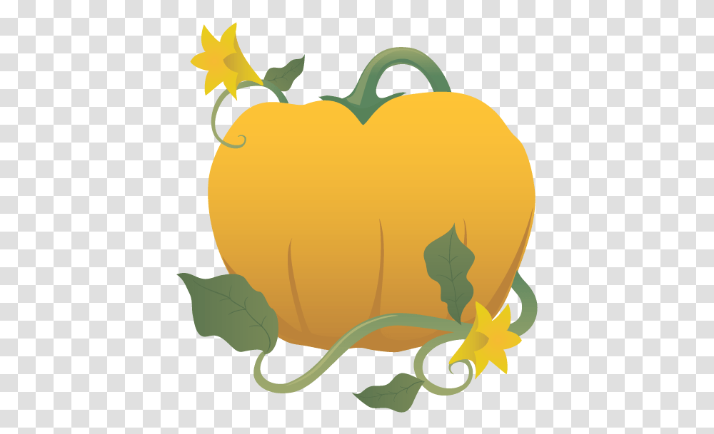 Pumpkin Clip Art For Preschool Free Clipart Images Pumpkin With Flowers Art, Plant, Vegetable, Food, Pepper Transparent Png