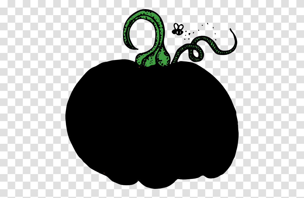 Pumpkin Clipart Black And White, Plant, Food, Fruit, Tennis Ball Transparent Png