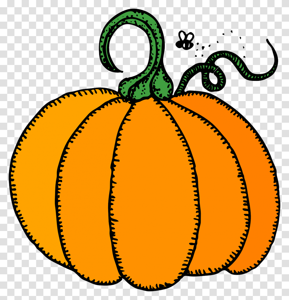Pumpkin Clipart October, Vegetable, Plant, Food, Halloween Transparent Png