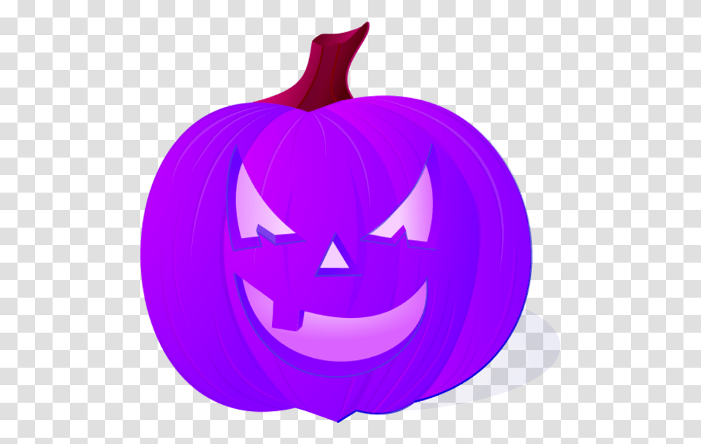 Pumpkin Clipart Purple, Halloween, Plant, Vegetable, Food Transparent Png