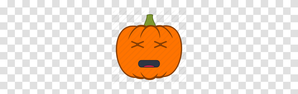 Pumpkin Clipart Tired, Vegetable, Plant, Food, Halloween Transparent Png