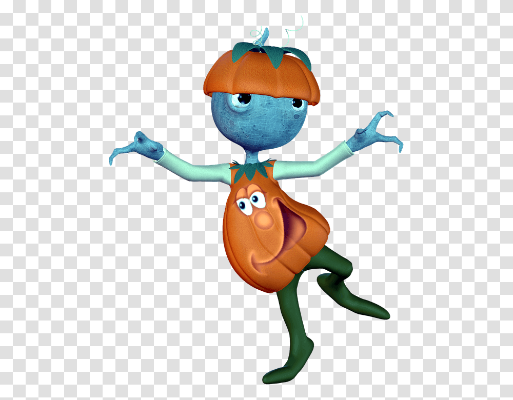 Pumpkin Clipart, Toy, Figurine, Alien, Doll Transparent Png