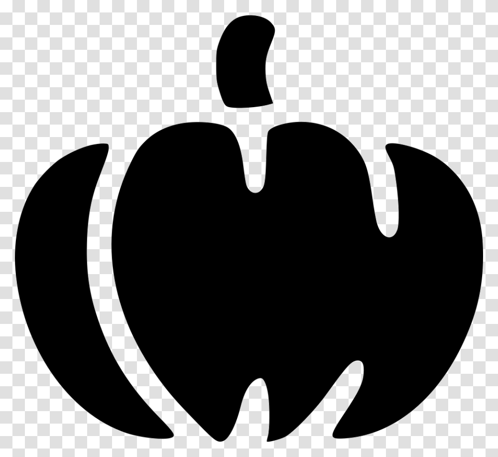 Pumpkin Emblem, Stencil, Heart, Batman Logo Transparent Png