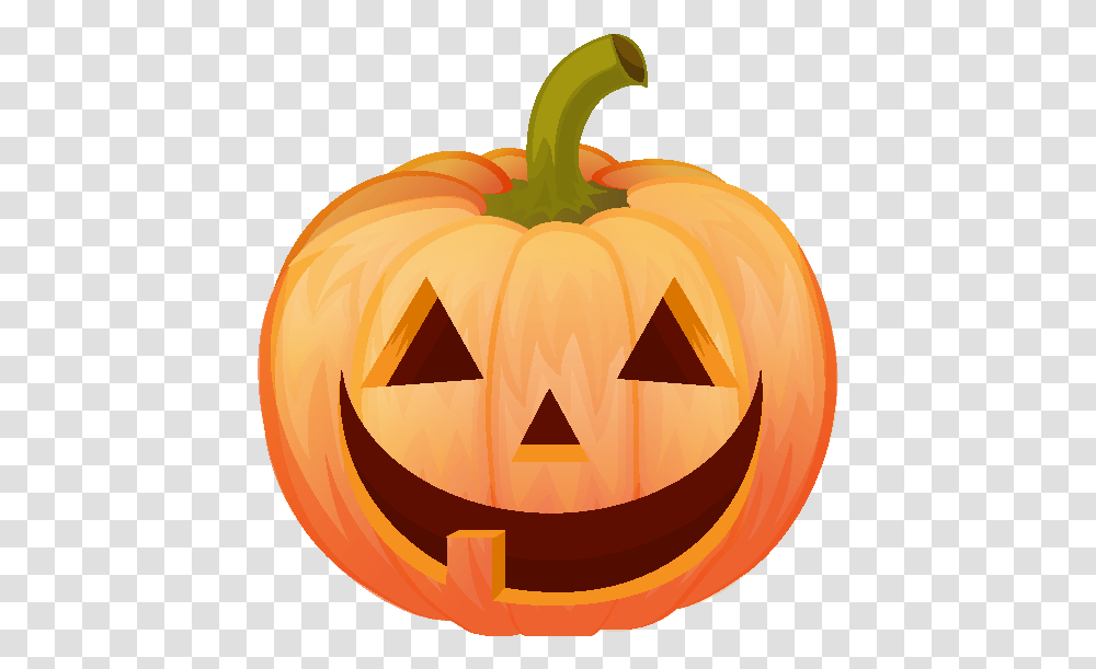 Pumpkin Emoji Keyboard Messages Sticker 3 Halloween Clipart Jack O Lantern, Plant, Vegetable, Food, Pepper Transparent Png