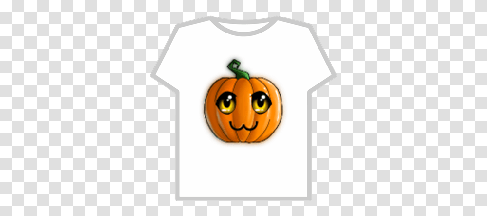 Pumpkin Emoji Roblox Cute Free T Shirt Roblox, Plant, Clothing, Vegetable, Food Transparent Png