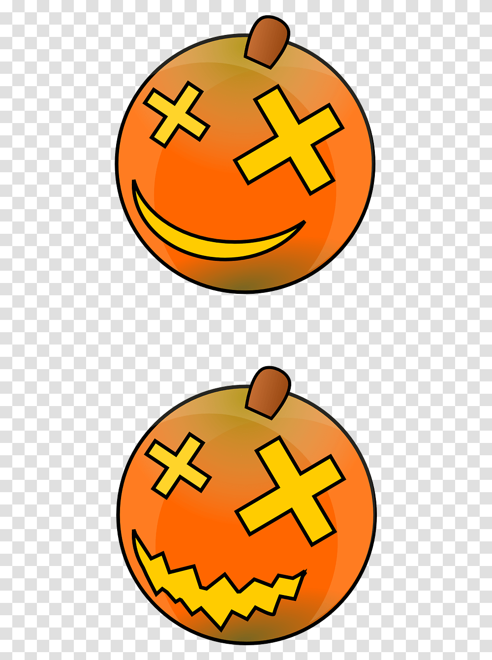 Pumpkin Face Happy Free Vector Graphic On Pixabay Pumpkin, Plant, Produce, Food, Halloween Transparent Png
