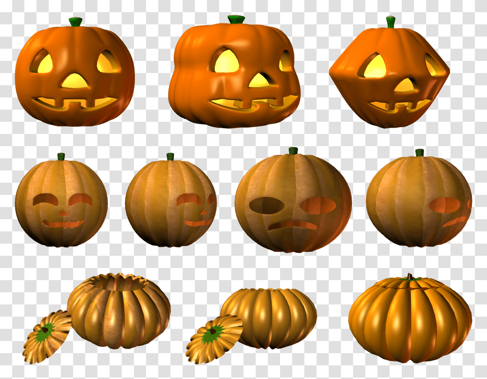 Pumpkin Halloween 80 Jack O Lantern Background Transparent Png