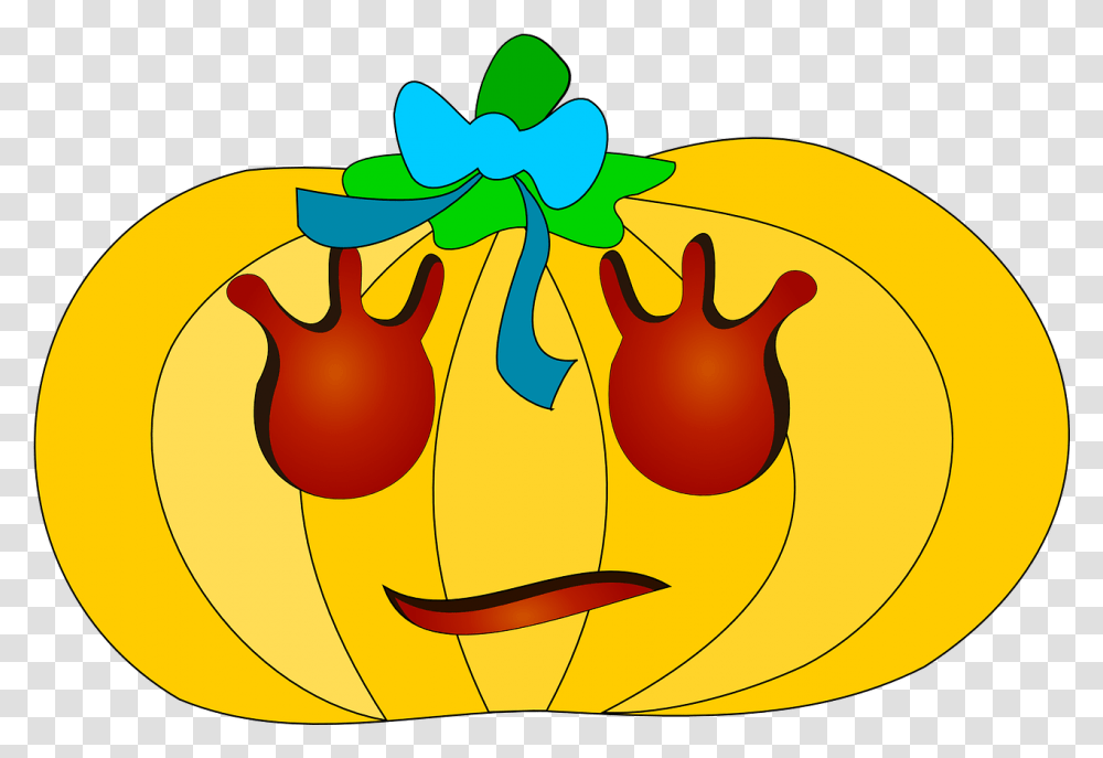 Pumpkin Halloween Face Free Vector Graphic On Pixabay Pumpkin Clip Art, Vegetable, Plant, Food Transparent Png