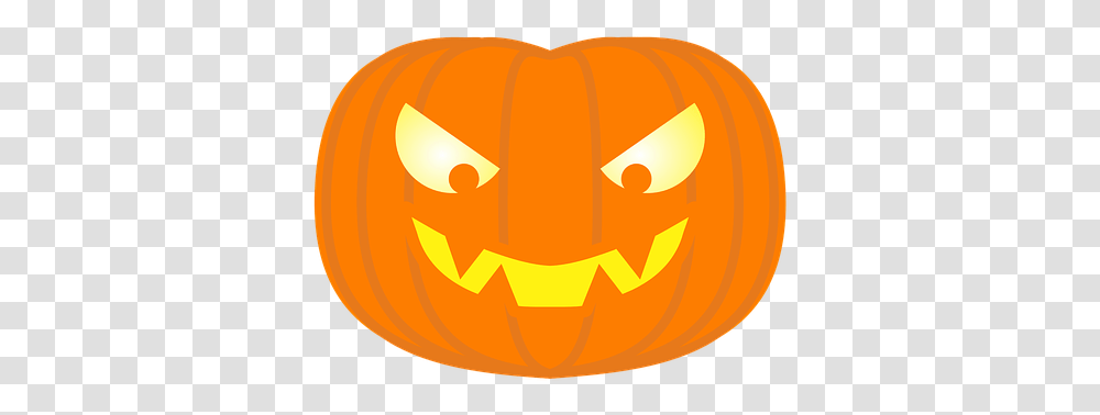 Pumpkin Halloween Fear Fairy Calabaza Dia De Las Brujas, Vegetable, Plant, Food, Produce Transparent Png