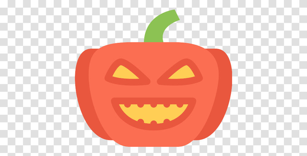 Pumpkin Halloween Icon 10 Repo Free Icons Pumpkin, Plant, Vegetable, Food, Pepper Transparent Png