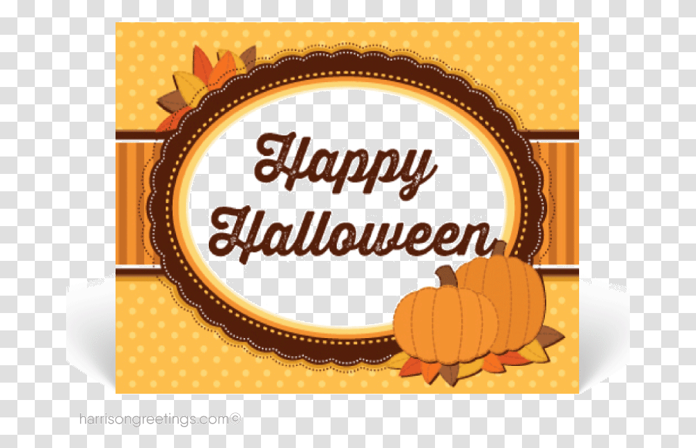 Pumpkin Happy Halloween Client Postcards Marriage Happy Anniversary To Us, Label Transparent Png