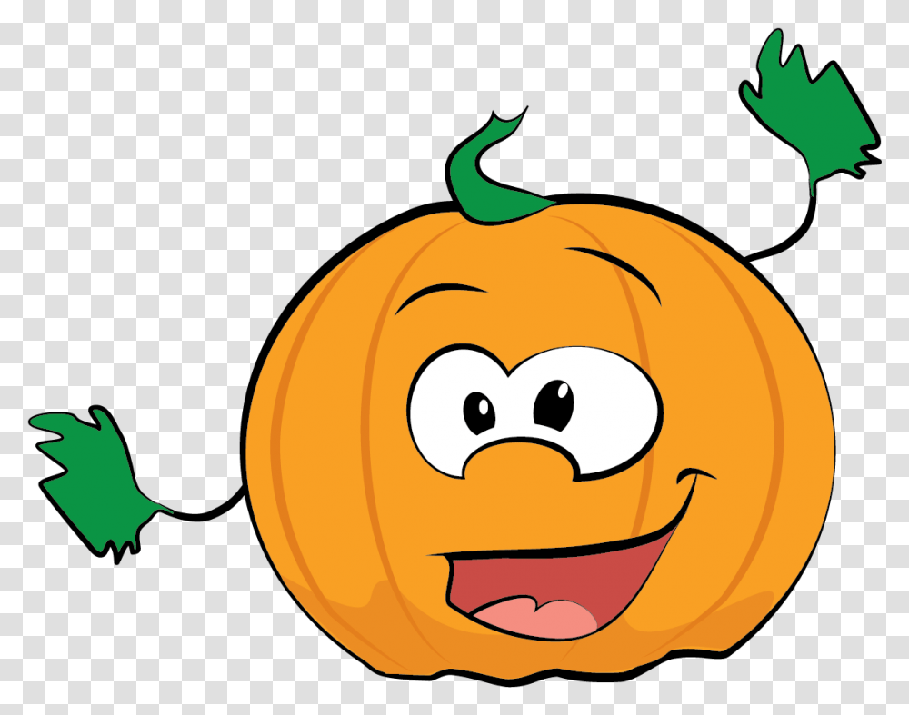 Pumpkin Happy Pumpkin Day Clipart, Plant, Vegetable, Food, Halloween Transparent Png
