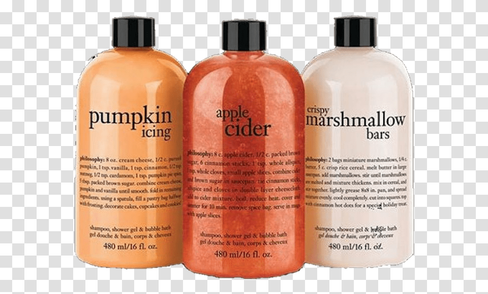 Pumpkin Icon Philosophy Fall Body Wash, Bottle, Shampoo, Label Transparent Png