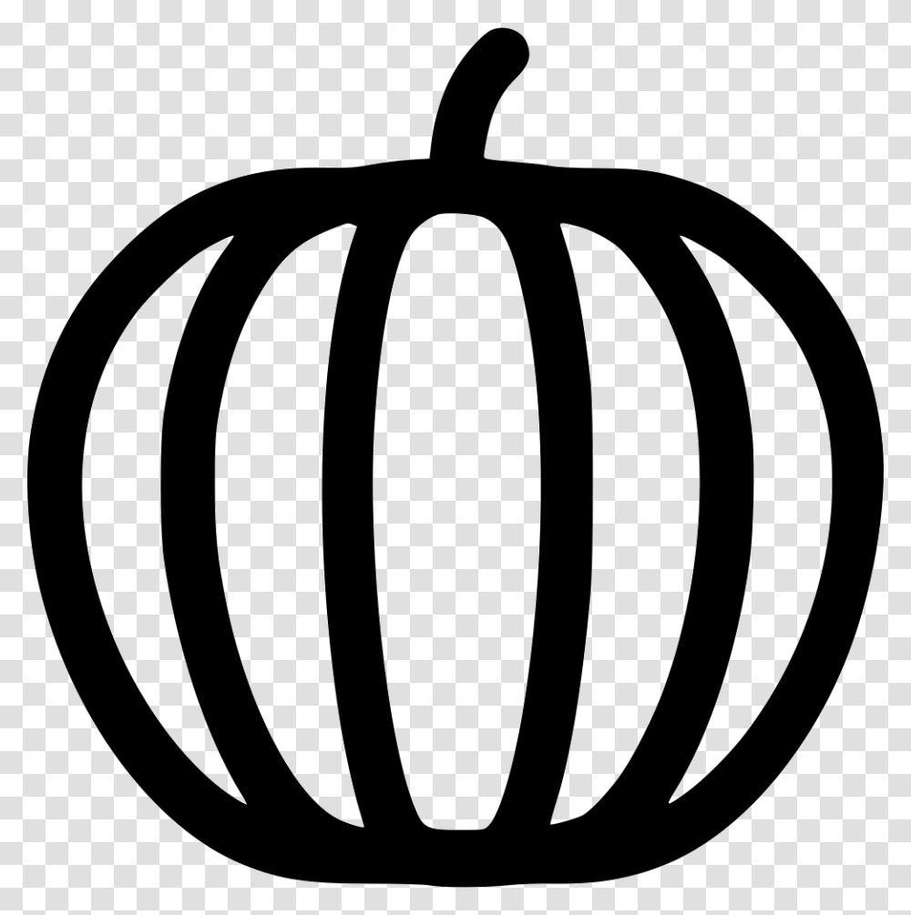 Pumpkin Icon, Stencil, Plant, Vegetable, Food Transparent Png