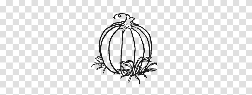 Pumpkin Monogram Clipart Black And White, Nature, Outdoors, Night, Fireworks Transparent Png