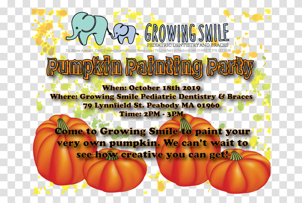 Pumpkin Painting Party Pumpkin, Poster, Advertisement, Flyer, Paper Transparent Png