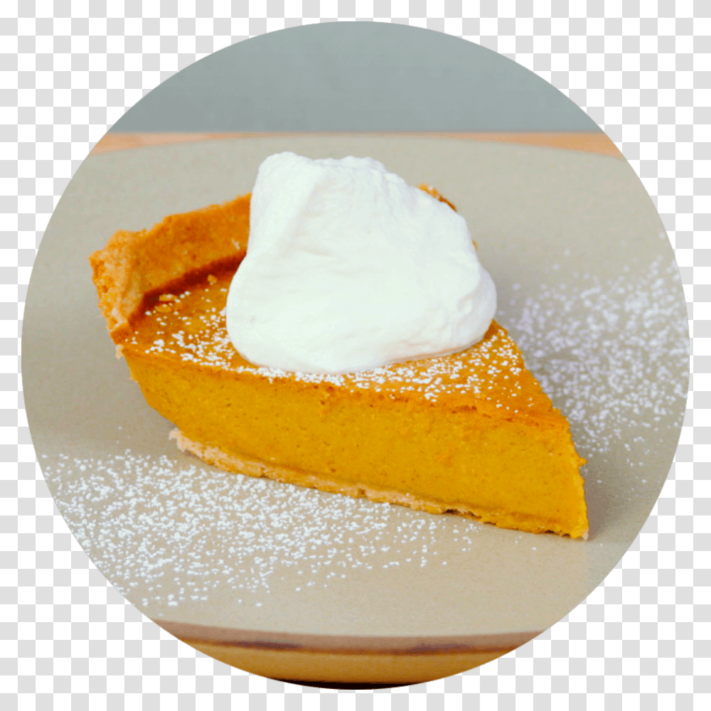 Pumpkin Pie, Cream, Dessert, Food, Creme Transparent Png