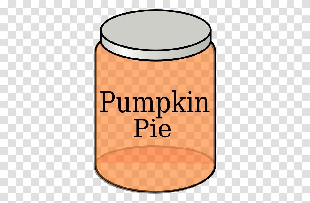 Pumpkin Pie Jar Clip Art, Tin, Can, Plant, Beverage Transparent Png